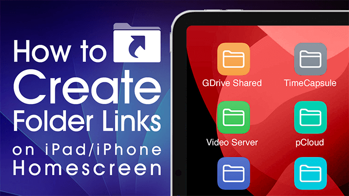How to Create Folder Links on your iPad/iPhone Homescreen