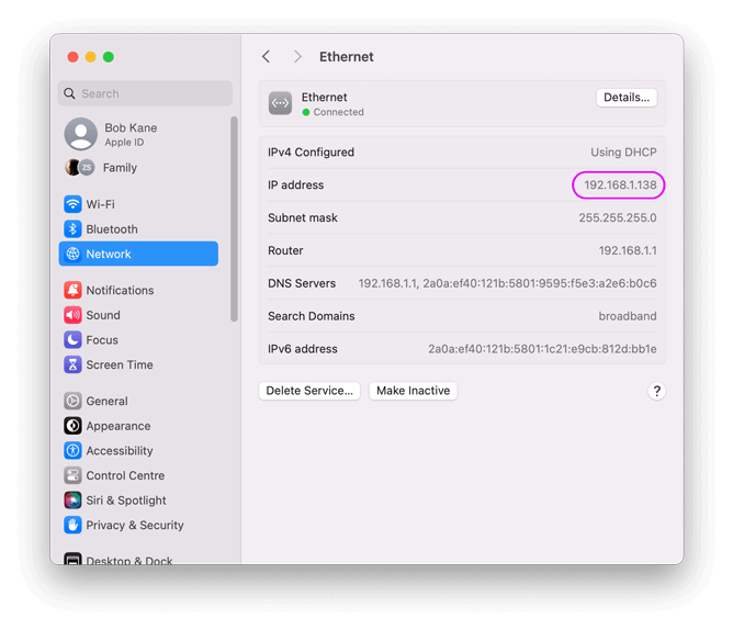 How To Find Your IP Address On Your MacOS